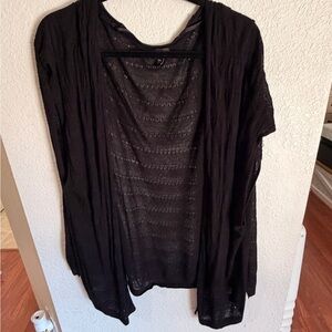 Black Women's Sweater (Vest Style)